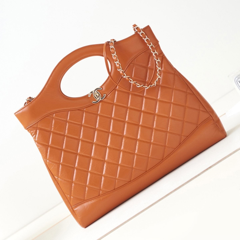 Ch*el top handle bags